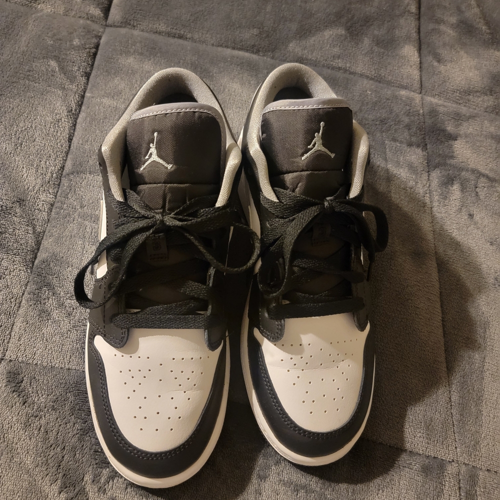 Jordan Black and White Sneakers